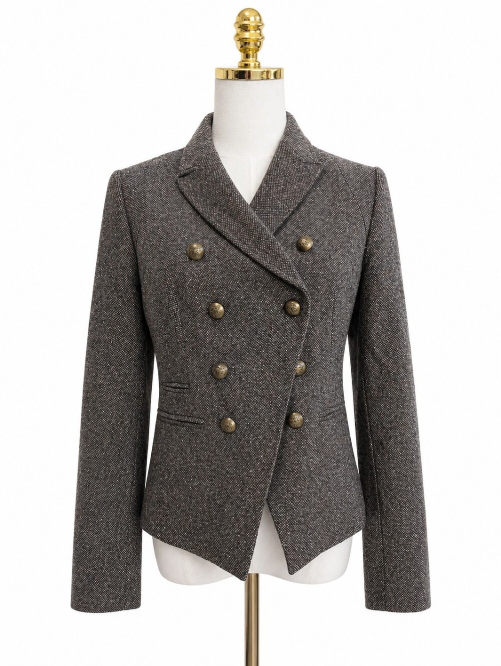 Banana Republic Heritage Collection Wool Silk Double Breasted Blazer Size 6